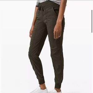 Lululemon olive dance studio jogger
